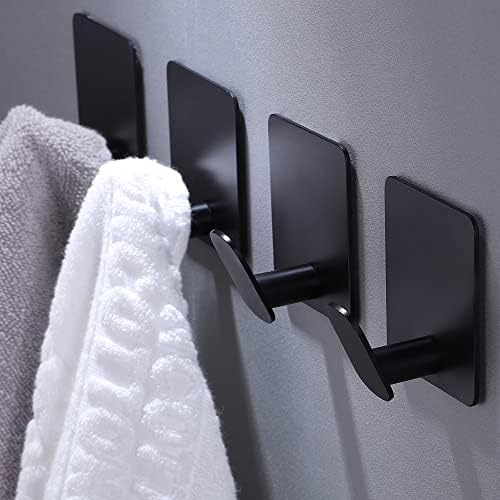 Deliton Adhesive Hooks 4-Piece Bath Kitchen Set