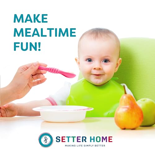 Sturdy Silicone Baby Spoons