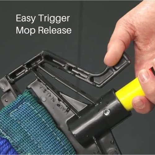 Brightly Mopped Profi-Robust Quick Change Mop Stick with Fiberglass Handle Yellow