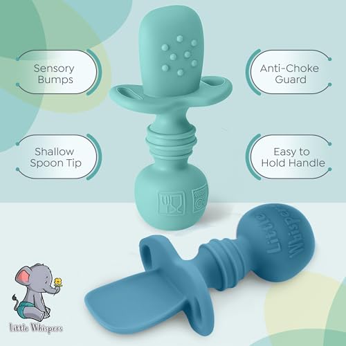 Little Whispers Baby Silicone Spoons - 6m