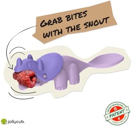 JollyCub Dino Chomper Toddler Utensils Set