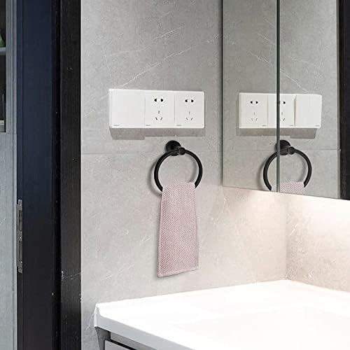 Sturdy Mat Black Towel Holder for Bathroom