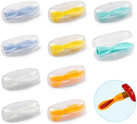 Universal Silicone Pouch Spoon 10-Pack