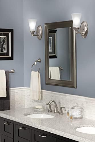 Radiant Nickel Bath Towel Holder Stylish Functional