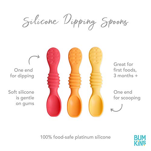 Bumkins Silicone Baby Utensils Set