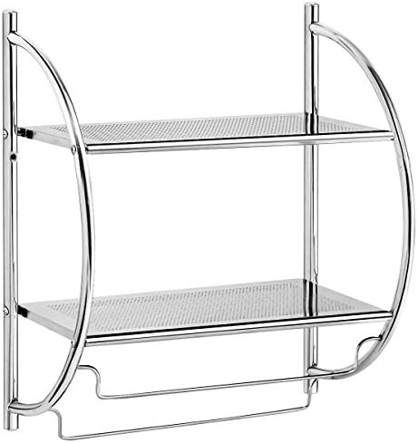 Wall-Mounted Chrome Shed Organizer