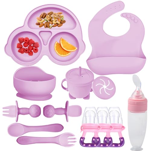 Versatile Silicone Baby Feeding Set
