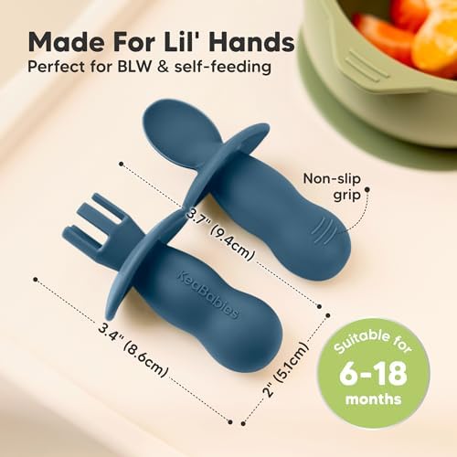 Reusable Silicone Baby Set -- Safe Tough Easy Clean