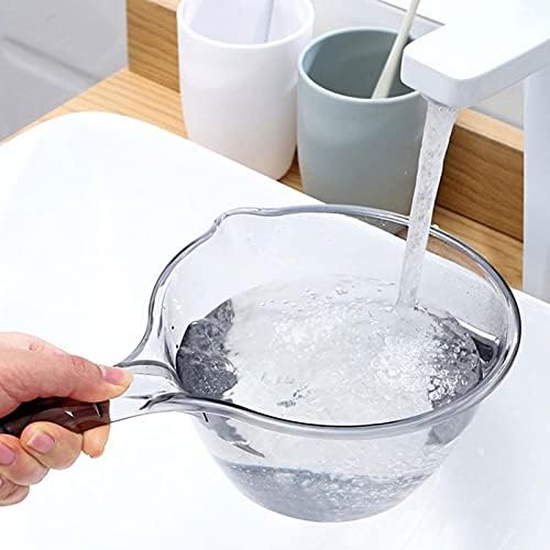 Thickened Anti-Skip Water Spoon with Non-Slip Handle Grey
