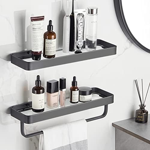 VOLPONE 2-Tier Glass Shelf Easy to Install
