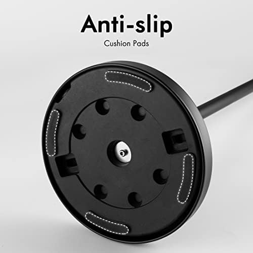 Sturdy Mat Black Stainless Steel Toilet Paper Holder Stand