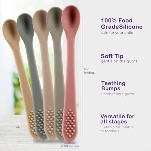 Baby Spoons Set for 6 Months