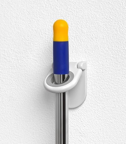 Sturdy Mop and Broom Organizer Wall-Mounted for Easy Storage