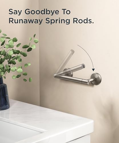 FORIOUS Rust-Proof Double-Post Toilet Paper Holder