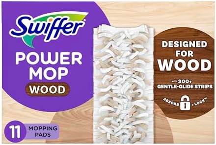 Swiffer PowerMop Wood Mopping Pad Refill 11 Count Smart and Durable