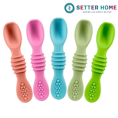 Sturdy Silicone Baby Spoons