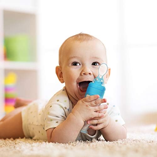 2-Pack Silicone Baby Spoons Feeding for Infants