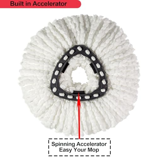 FunCeeReplacement Heads for Spin Mop 3Pack Super Efficient Easy to Use