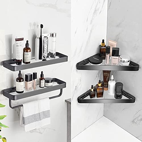 VOLPONE 2-Tier Glass Shelf Easy to Install