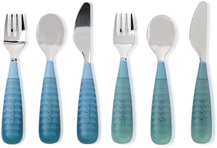 NumNum Toddler Utensils Set 6-Pack for Kids 2 Years BPA-Free