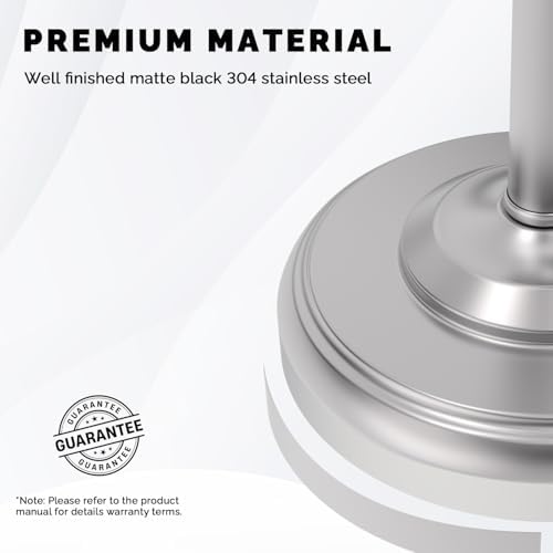 Sturdy glamorous brushed nickel toilet paper holder stand