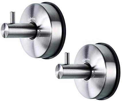 YOHOM Stainless Steel Vacuum Suction Cup Bathroom Towel Holder