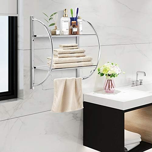 Wall-Mounted Chrome Shed Organizer