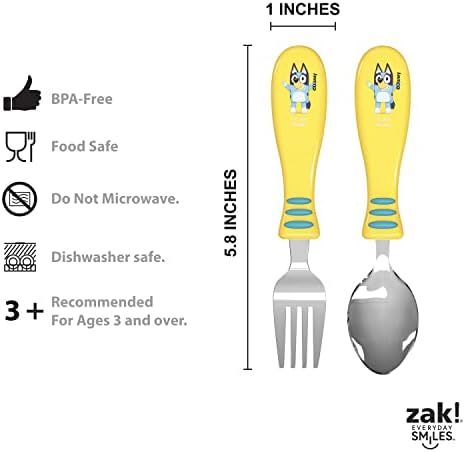 Zak Designs Bluey Flatware Set