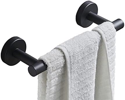 Stainless Steel Towel Rack Matte Black 9-Inch BathroomHardware Set