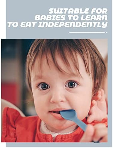 DF DUALFERV 10 Pcs Silicone Baby Utensils Set