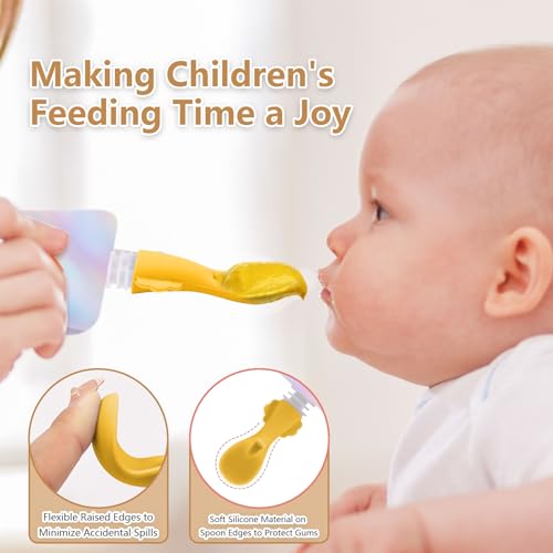 MiniMunch Silicone Baby Spoon Set