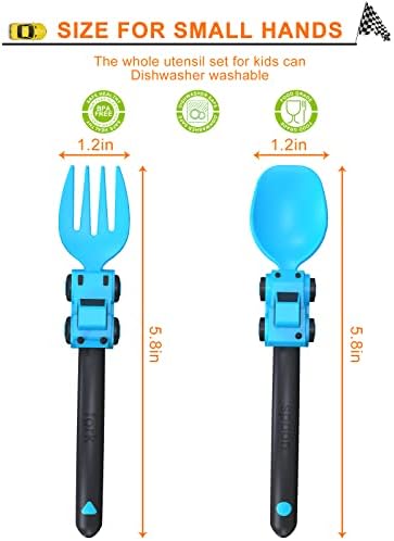 Construction Indexed Toddler Utensils - Fun DIY Tableware for Kids