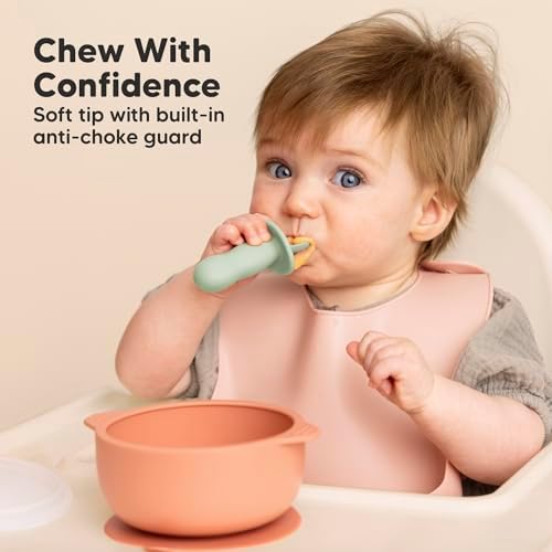 KeaBabies Silicone Baby Set Safe Durable and Perfect for Baby Led Weaning