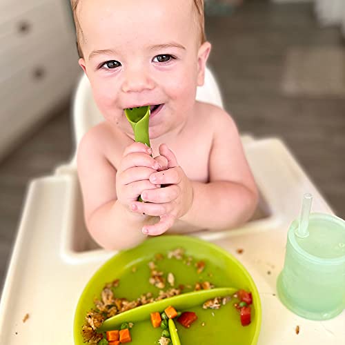 Ergonomic Baby Training Fork and Spoon Set