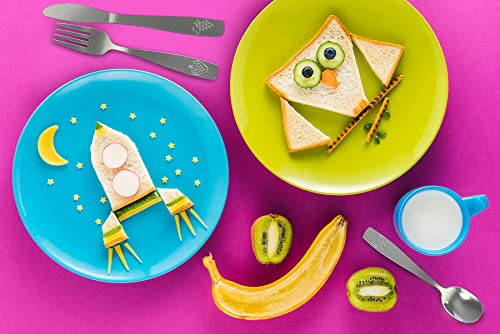 CHILLOUT LIFE15-Piece Stainless Steel Kids Silverware Set - Safe for Children