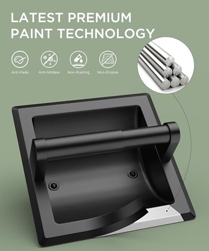 FORIOUS Recessed Toilet Paper Holder