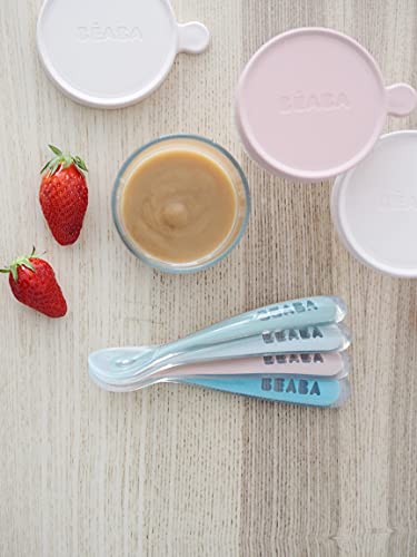BEABA Baby Feeding Spoon Set - Gentle Tips for Safe Feeding