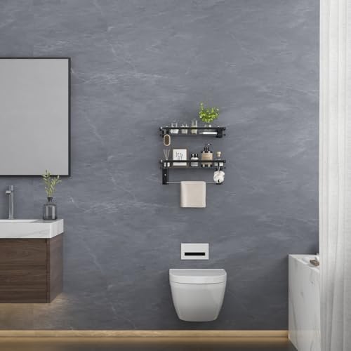 Secure Black tempered Glass Shelf 157in Extend your space