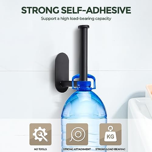 Matte Black Stainless Steel Toilet Paper Holder