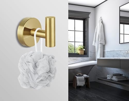 Homagic Stainless Steel Towel Robe Hook Set 4 Pieces