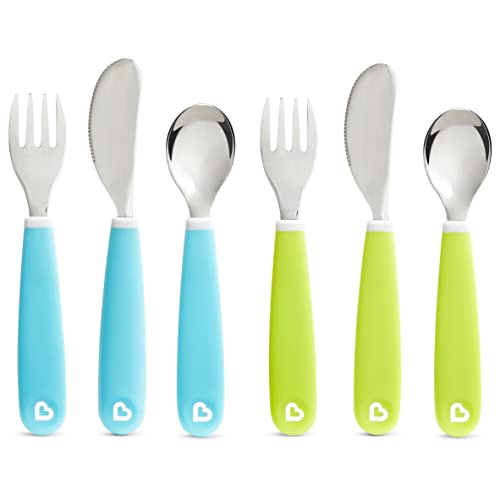 Munchkin Splash Toddler Utensil Set BPA-Free Safe for Kids Endless Fun