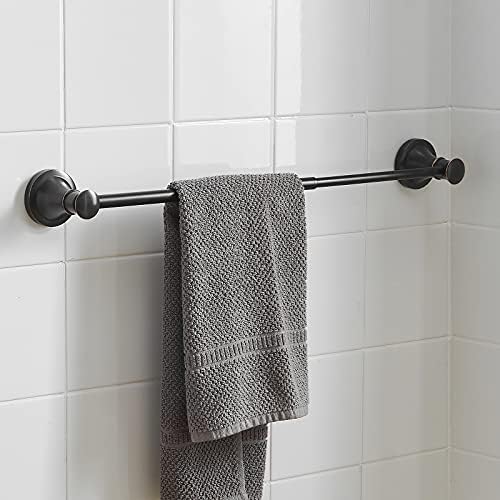 BESy Adjustable Bronze Towel Bar Round