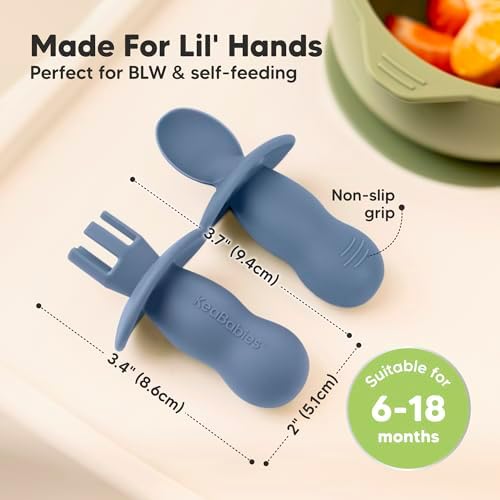 4-pack Silicone Baby Set for Feeding