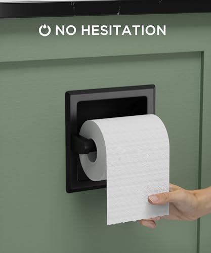 FORIOUS Recessed Toilet Paper Holder