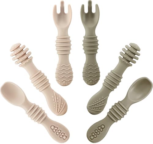 PandaEar Silicone Baby Feeding Set for 6 Month-olds