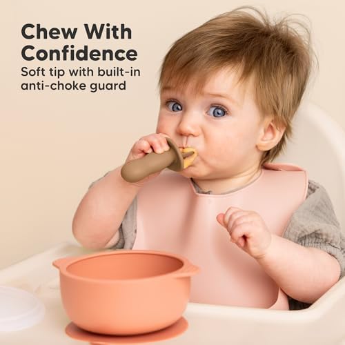 4-Pack Silicone Baby Food Prepare Set with Anti-Choke Design