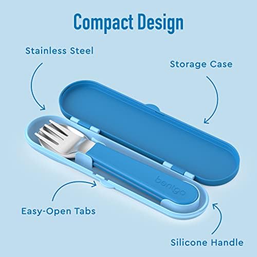 Bentgo Kids Stainless Steel Utensil Set - Reusable for School Travel