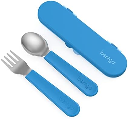 Bentgo Kids Stainless Steel Utensil Set - Reusable for School Travel
