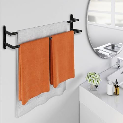 Stainless Steel Towel Rack 24-inch Double Bar