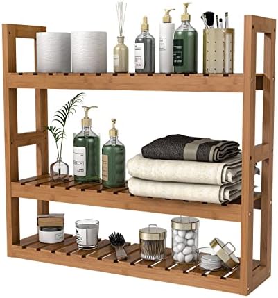Hot New Arrival Bamboo Storage Rack for Bathroom Bedroom